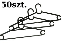 Wieszak plastikowy komplet 50 szt