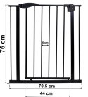 Barierka zabezpieczająca FELIPE 75 - 88 cm