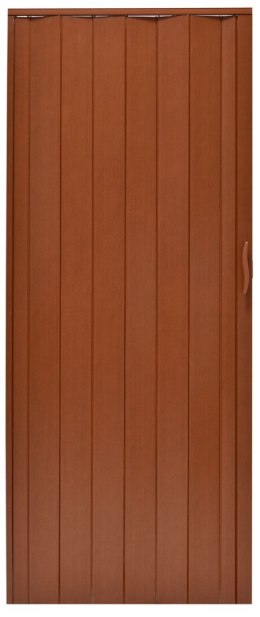 Drzwi harmonijkowe 001P-80 ciemny calvados 80 cm