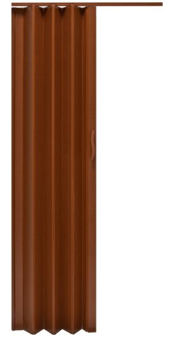 Drzwi harmonijkowe 001P-80 ciemny calvados 80 cm