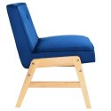 Fotel klubowy retro ONTARIO VELVET PLUS granatowy
