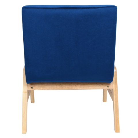 Fotel klubowy retro ONTARIO VELVET PLUS granatowy Fotel klubowy retro ONTARIO VELVET PLUS granatowy