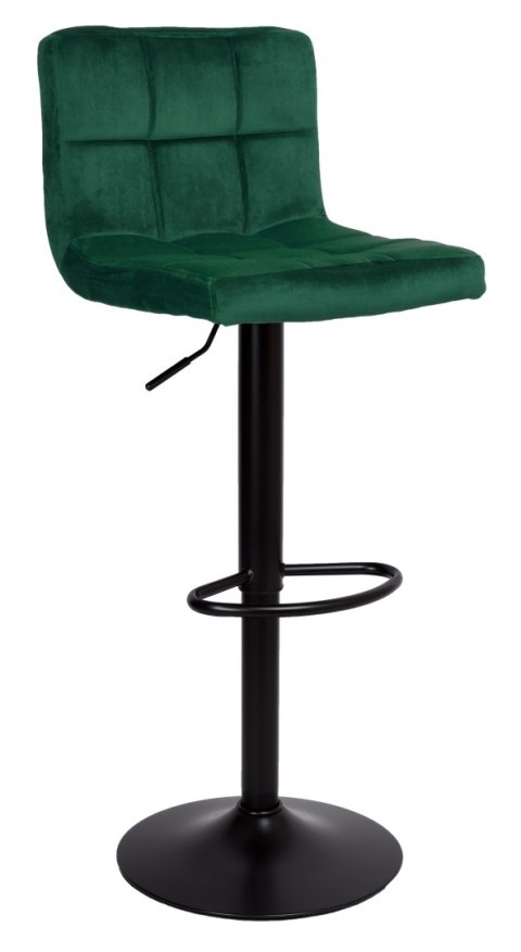 Hoker barowy Arako Black ciemnozielony Velvet Hoker barowy Arako Black ciemnozielony Velvet