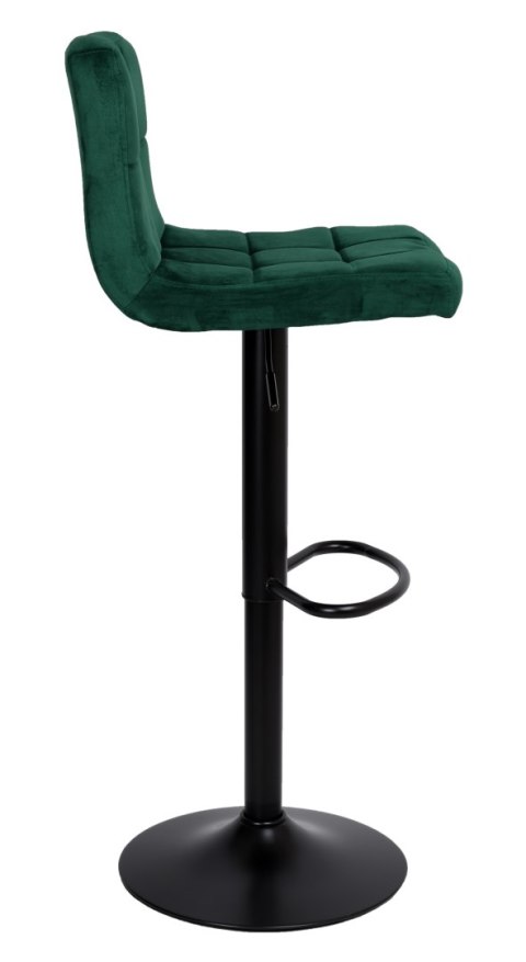 Hoker barowy Arako Black ciemnozielony Velvet Hoker barowy Arako Black ciemnozielony Velvet