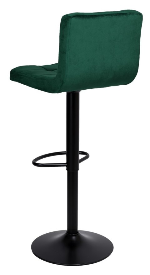 Hoker barowy Arako Black ciemnozielony Velvet Hoker barowy Arako Black ciemnozielony Velvet