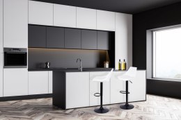 Hoker barowy Morgano Black biały