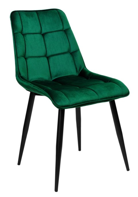 Krzesło glamour Aspen Velvet ciemnozielone Krzesło glamour Aspen Velvet ciemnozielone