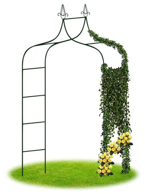 Pergola metalowa iglica ciemno-zielona Pergola metalowa iglica ciemno-zielona