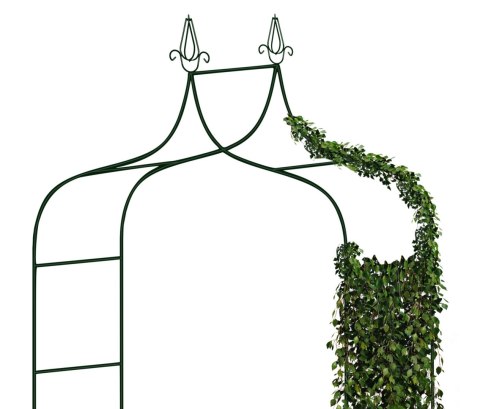 Pergola metalowa iglica ciemno-zielona Pergola metalowa iglica ciemno-zielona