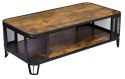 Stolik loftowy kawowy Sargot rustykalny 120 cm