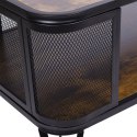 Stolik loftowy kawowy Sargot rustykalny 120 cm