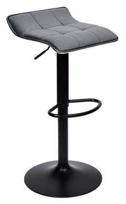 Hoker barowy Porti Black grafitowy Velvet