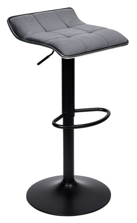Hoker barowy Porti Black grafitowy Velvet Hoker barowy Porti Black grafitowy Velvet