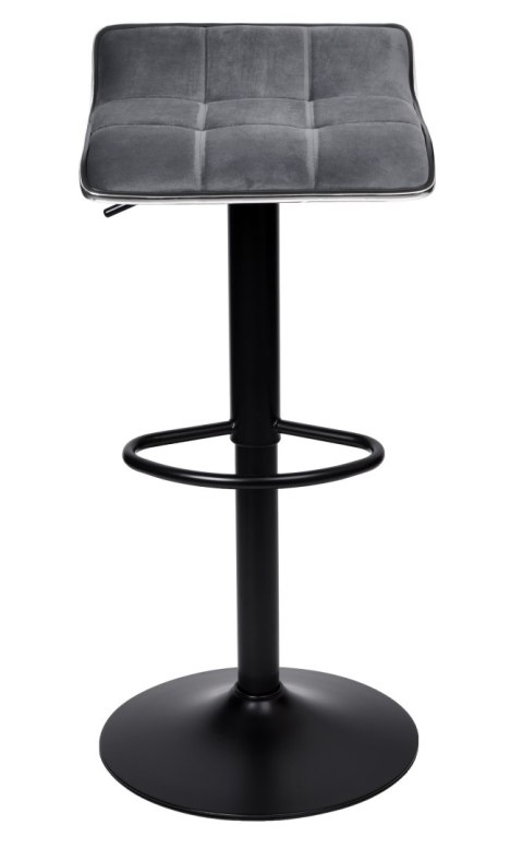 Hoker barowy Porti Black grafitowy Velvet Hoker barowy Porti Black grafitowy Velvet