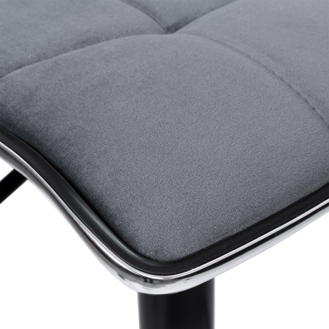 Hoker barowy Porti Black grafitowy Velvet Hoker barowy Porti Black grafitowy Velvet