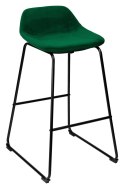 Hoker barowy Sligo ciemnozielony Velvet 2 sztuki