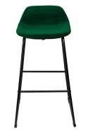 Hoker barowy Sligo ciemnozielony Velvet 2 sztuki
