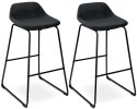 Hoker barowy Sligo czarny Velvet 2 sztuki