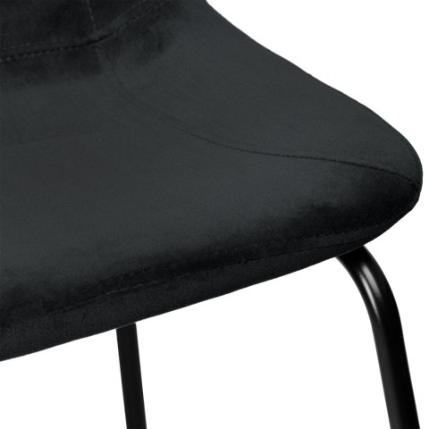Hoker barowy Sligo czarny Velvet Hoker barowy Sligo czarny Velvet