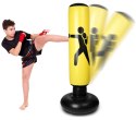 Bokserski dmuchany worek treningowy ROCKY 150 cm żółty