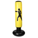Bokserski dmuchany worek treningowy ROCKY 150 cm żółty
