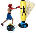 Bokserski dmuchany worek treningowy ROCKY 150 cm żółty