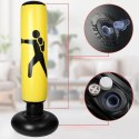 Bokserski dmuchany worek treningowy ROCKY 150 cm żółty