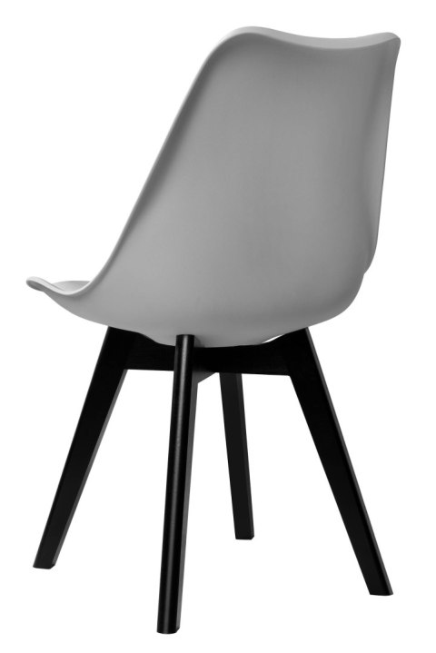 Krzesło nowoczesne Nantes Black DSW szare Krzesło nowoczesne Nantes Black DSW szare