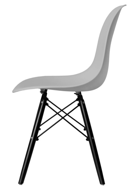 Krzesło nowoczesne Paris Black DSW szare Krzesło nowoczesne Paris Black DSW szare