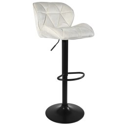 Hoker barowy Grappo Black beżowy Velvet