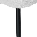Krzesło boucle HAMPTON teddy białe