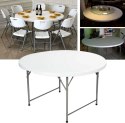 Stół cateringowy BATLEY składany 150 cm biały