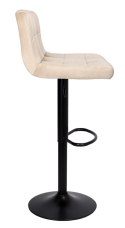 Hoker barowy Arako Black beżowy Velvet
