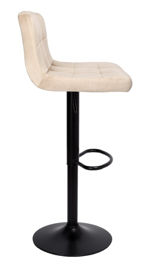 Hoker barowy Arako Black beżowy Velvet Hoker barowy Arako Black beżowy Velvet