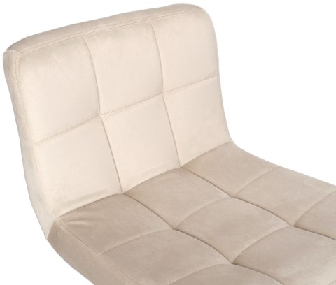 Hoker barowy Arako Black beżowy Velvet Hoker barowy Arako Black beżowy Velvet