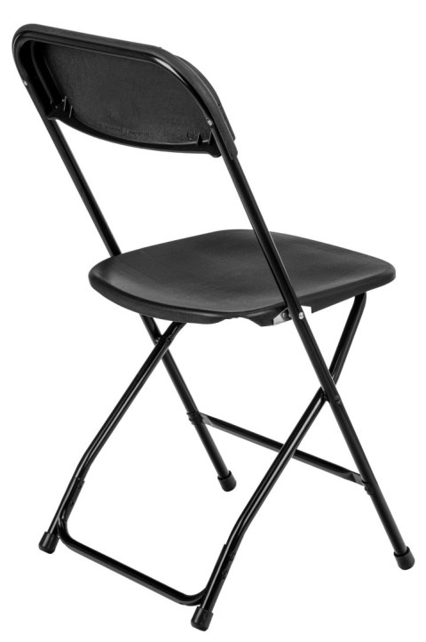 Krzesło składane cateringowe SIMPLO BLACK czarne Krzesło składane cateringowe SIMPLO BLACK czarne