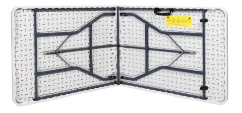 Stół cateringowy BALI WHITE składany w walizkę 180 cm biały Stół cateringowy BALI WHITE składany w walizkę 180 cm biały