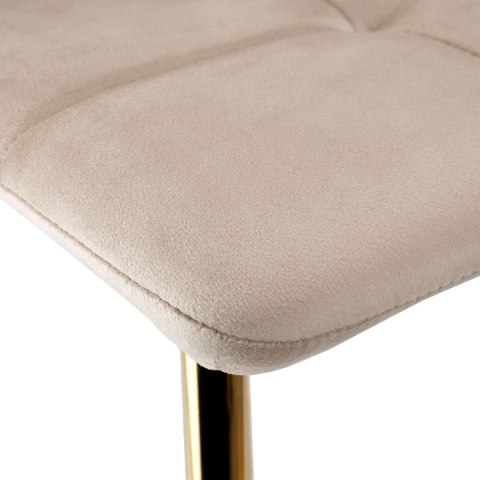 Krzesło DENVER Velvet Gold Beżowe Krzesło DENVER Velvet Gold Beżowe