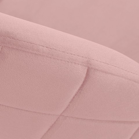 Krzesło welurowe Fargo Gold Velvet różowe Krzesło welurowe Fargo Gold Velvet różowe