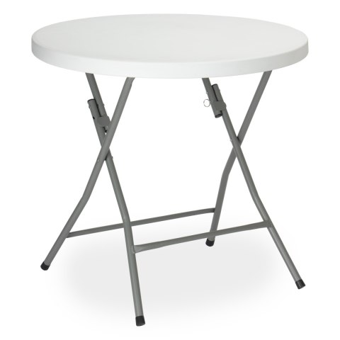 Stolik cateringowy okrągły BANKIET biały 80 cm Stolik cateringowy okrągły BANKIET biały 80 cm