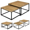 Stoliki kawowe loft Velen Rustic Craft