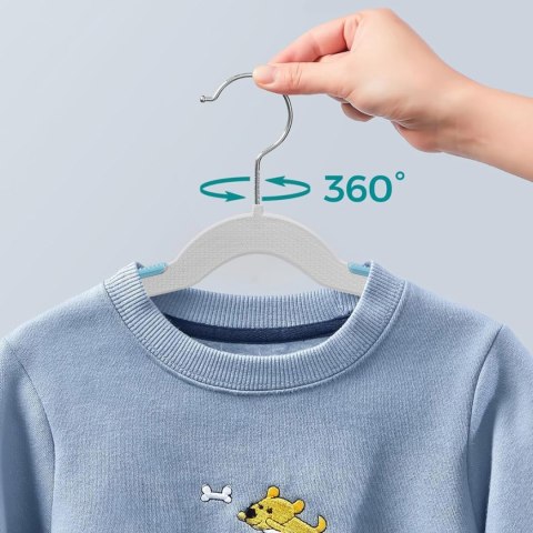 Wieszak KIDSI komplet 10 sztuk szaro-niebieski Wieszak KIDSI komplet 10 sztuk szaro-niebieski