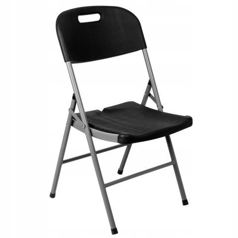 Zestaw cateringowy FETA BLACK 180 cm + 6 krzeseł BLACK Zestaw cateringowy FETA BLACK 180 cm + 6 krzeseł BLACK