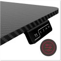 Biurko gamingowe SHADOW GAMER elektryczne 1.0 czarne 120 cm
