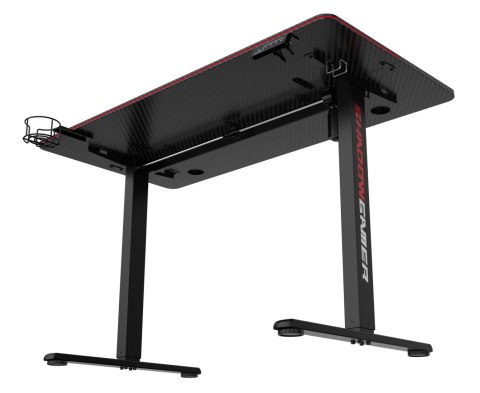 Biurko gamingowe SHADOW GAMER elektryczne 2.0 LED RGB 120 cm Biurko gamingowe SHADOW GAMER elektryczne 2.0 LED RGB 120 cm
