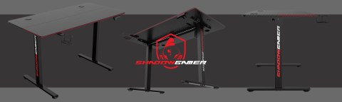Biurko gamingowe SHADOW GAMER elektryczne 2.0 LED RGB 120 cm Biurko gamingowe SHADOW GAMER elektryczne 2.0 LED RGB 120 cm