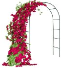 Pergola metalowa łuk czarna 240 cm