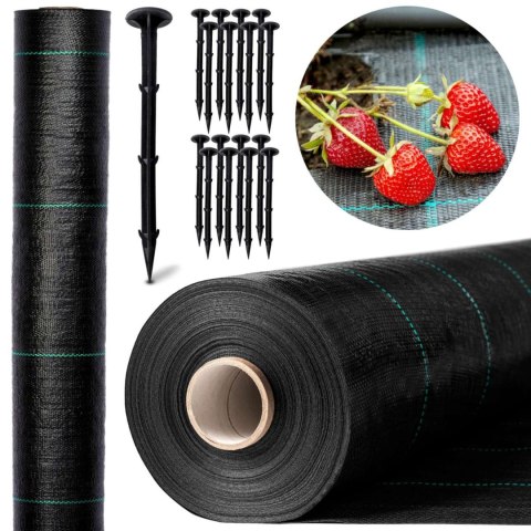 Agrotkanina agrowłóknina czarna 160 x 5000 cm 70 g/m² Agrotkanina agrowłóknina czarna 160 x 5000 cm 70 g/m²