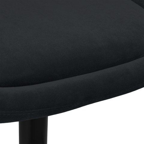 Hoker barowy Paterson czarny Velvet Hoker barowy Paterson czarny Velvet