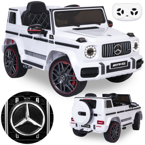 Samochód elektryczny dla dzieci MERCEDES AMG G63 biały Samochód elektryczny dla dzieci MERCEDES AMG G63 biały